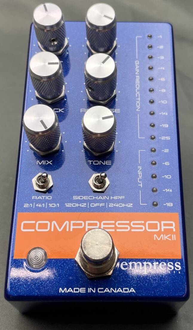 Gear Hunter | Empress Effects - Compressor MkII Pedal - Blue